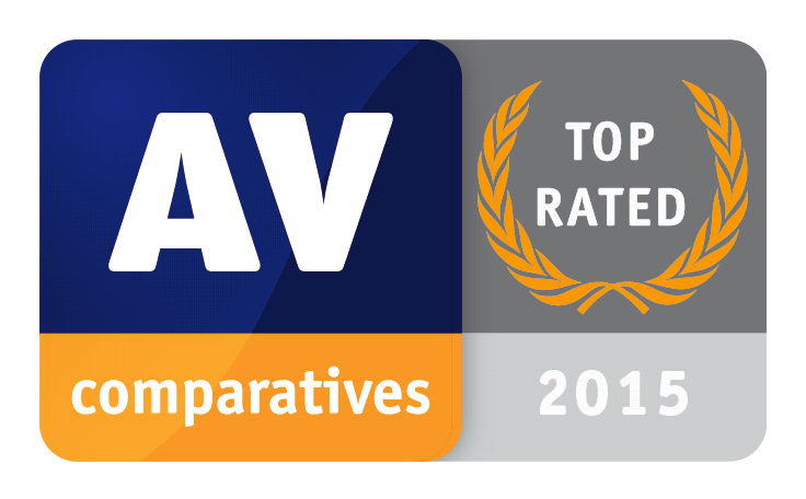 Награда года TOP RATED от AV-Comparatives Награда года TOP RATED от AV-Comparatives