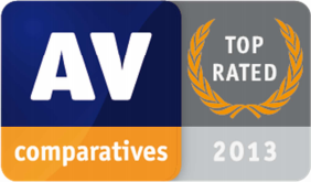 Награда TOP RATED от AV-Comparatives по итогам 2013 года Награда TOP RATED от AV-Comparatives по итогам 2013 года
