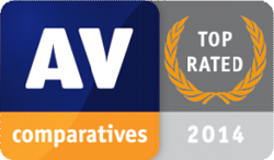 Награда года TOP RATED от AV-Comparatives Награда года TOP RATED от AV-Comparatives